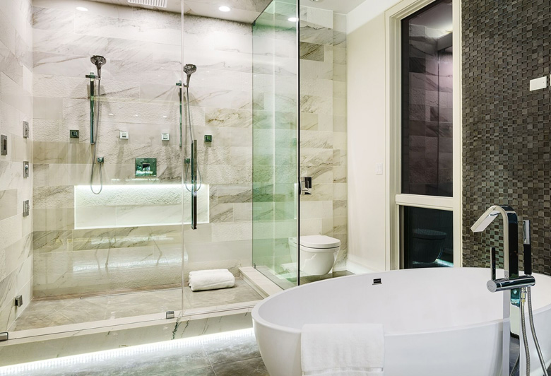 Custom Glass Shower Doors Installation in Chicago Area